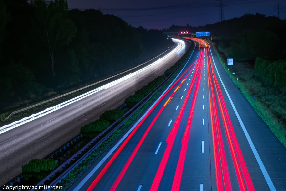 Autobahn-Brücke in Freiberg
